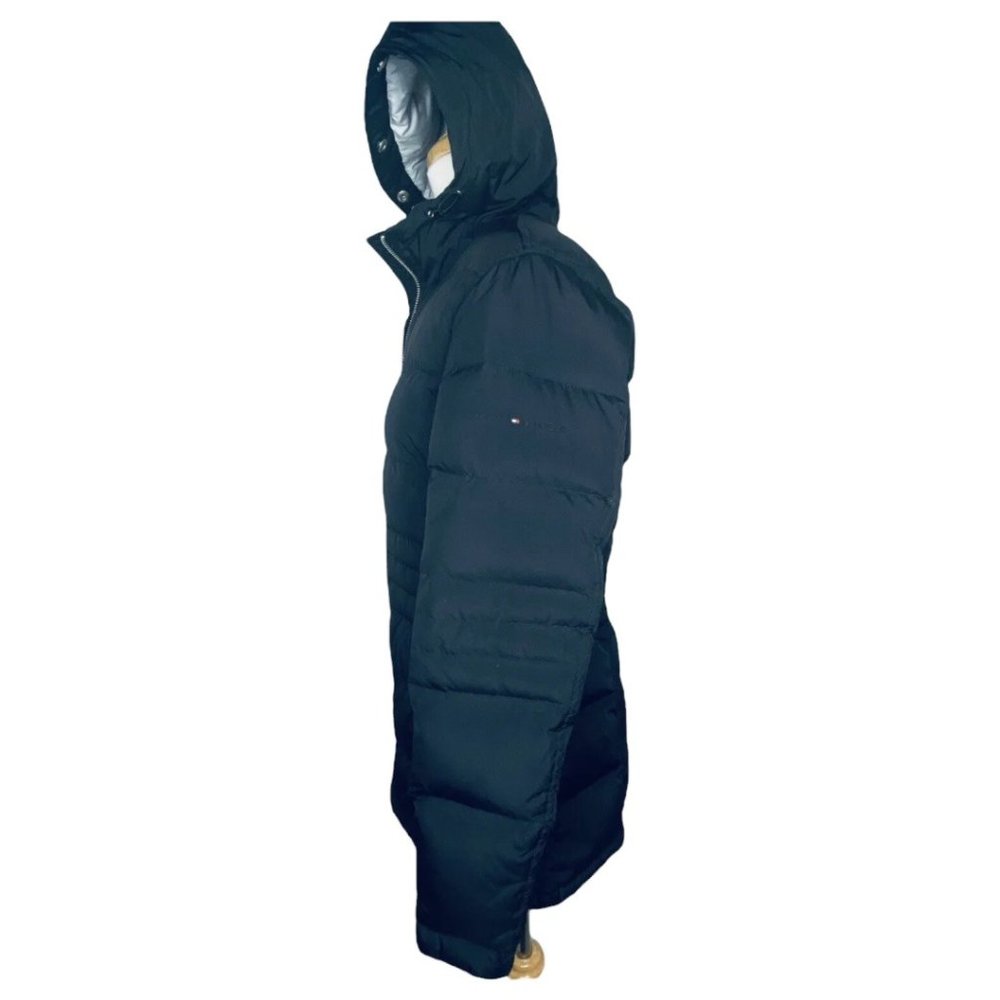 Tommy Hilfiger Pamela Puffer Down Jacket With Removable Faux Fur Collar Black S - Picture 7 of 12